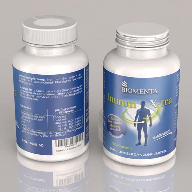 Thumbnail 6 de BIOMENTA Immun X-tra 1.500 mg Beta Glucan đź’Š