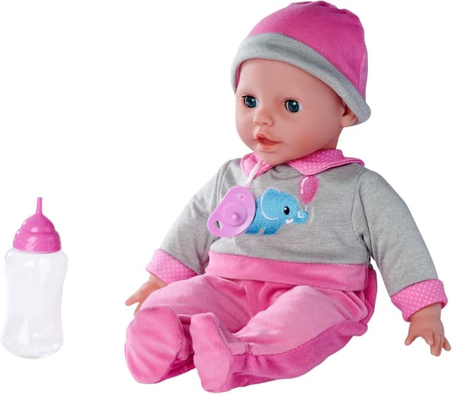 Detalle 2 de Simba Laura Interactive 105140066, bambola morbida da 40 cm con occhi che dormono