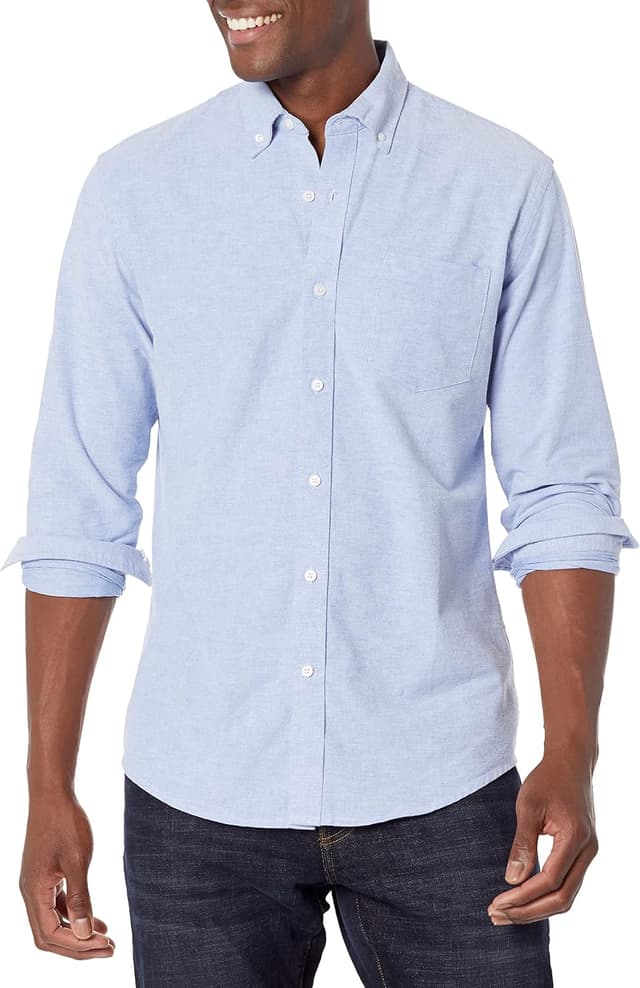 Thumbnail 6 de Amazon Essentials Men’s Button-Down Long Sleeve Oxford Pocket Shirt (Regular Fit)