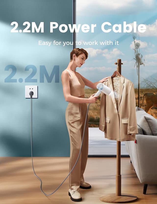 Thumbnail 6 de FMK Steamer Portable 2000W défroisseur