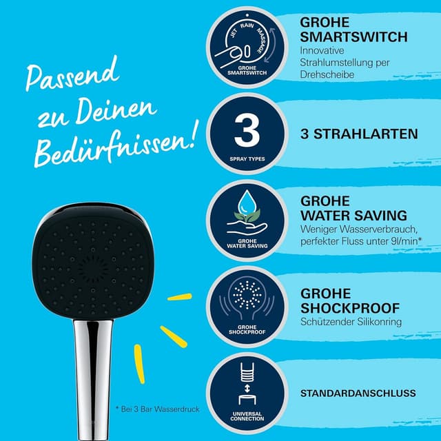 Thumbnail 4 de Grohe Vitalio Comfort 110 Teleducha 💦: Eficiencia y Versatilidad