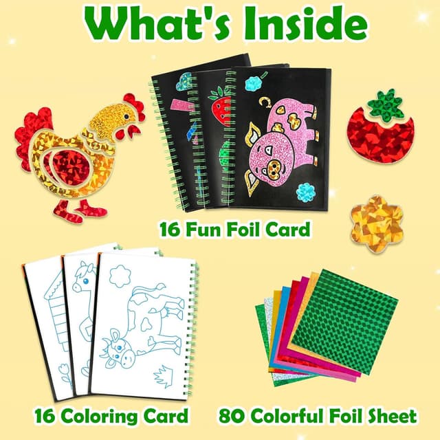 Thumbnail 4 de LIKYMO Foil Art Kit for Kids 4–9