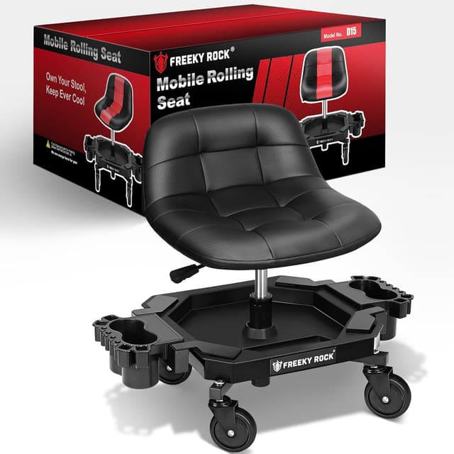 Imagen de FREEKYROCK Rolling Stool 400 lbs en OfertitasTOP