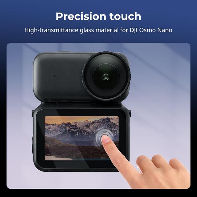 Thumbnail 3 de SmallRig 3er Pack Displayschutzfolie aus gehärtetem Glas für DJI Osmo Nano (5817)