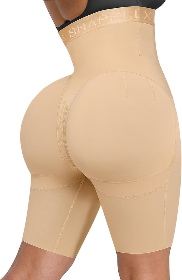 Thumbnail 6 de SHAPELLX Shapewear High Waisted 38cm Zipper Shorts