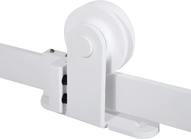 Thumbnail 5 de HOMCOM Kit porte coulissante rail 183 cm blanc