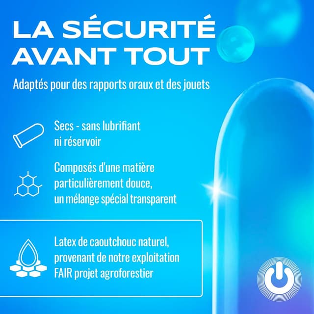 Detalle 2 de On) Clinic 100 préservatifs sans lubrifiant