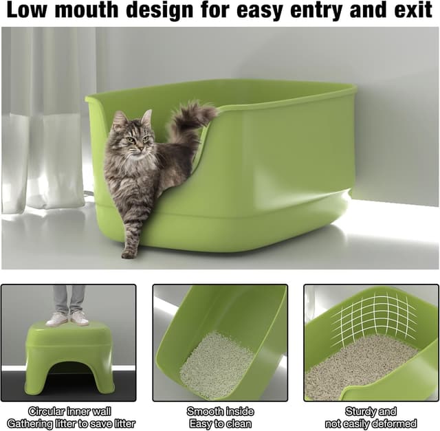 Thumbnail 3 de Suhaco High Sided Jumbo Cat Litter Tray