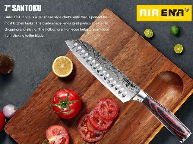 Thumbnail 2 de Juego de cuchillos de acero al carbono 🔪 - Estuche regalo