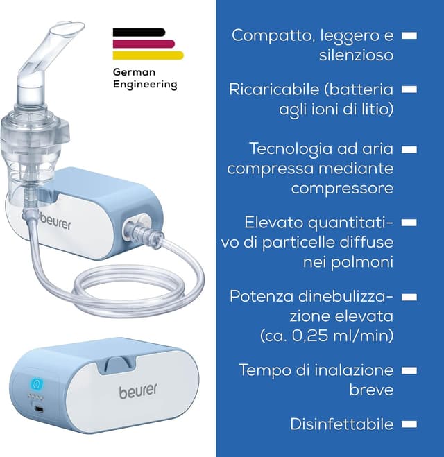 Detalle 2 de Beurer IH 60 nebulizzatore 0,25 ml/min