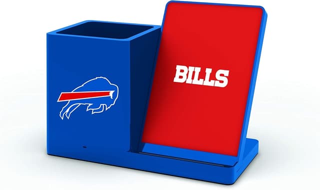Detalle de SOAR NFL Unisex Wireless Charging Stand and Desktop Organizer