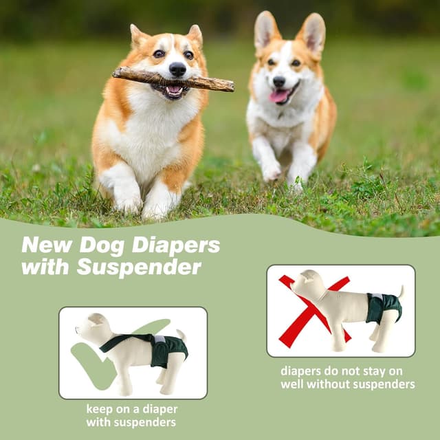 Detalle de Hisprout dog diapers 3 pack, XS