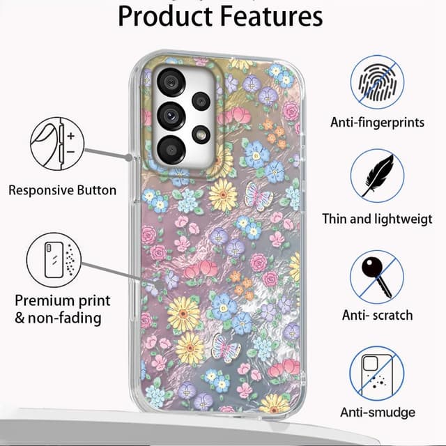 Detalle de Samsung Galaxy A53 5G Hülle mit TPU Rahmen