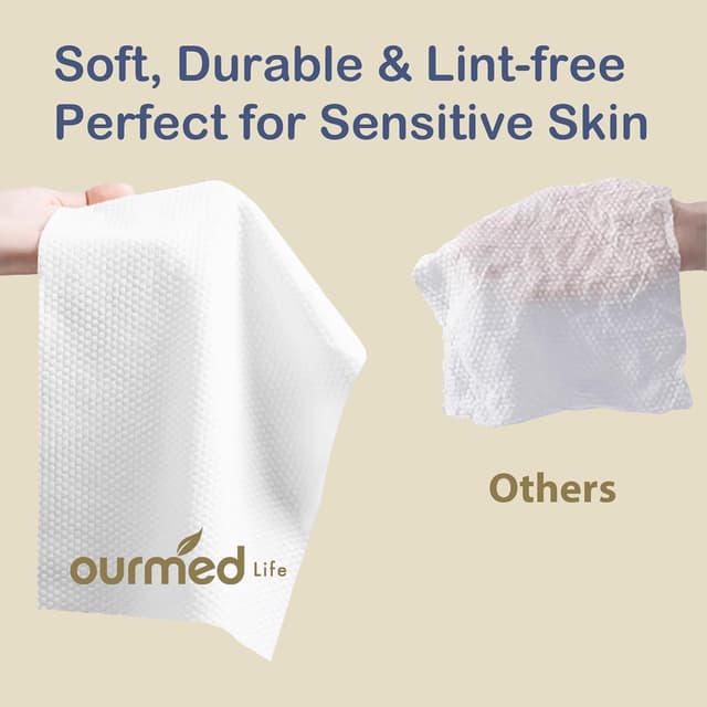 Thumbnail 5 de Ourmed Life Einweg-Gesichtstücher 30 x 25 cm 🧻