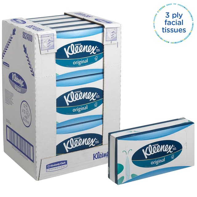 Thumbnail 4 de Kleenex Model 8824 3‑ply Facial Tissues, 864 total