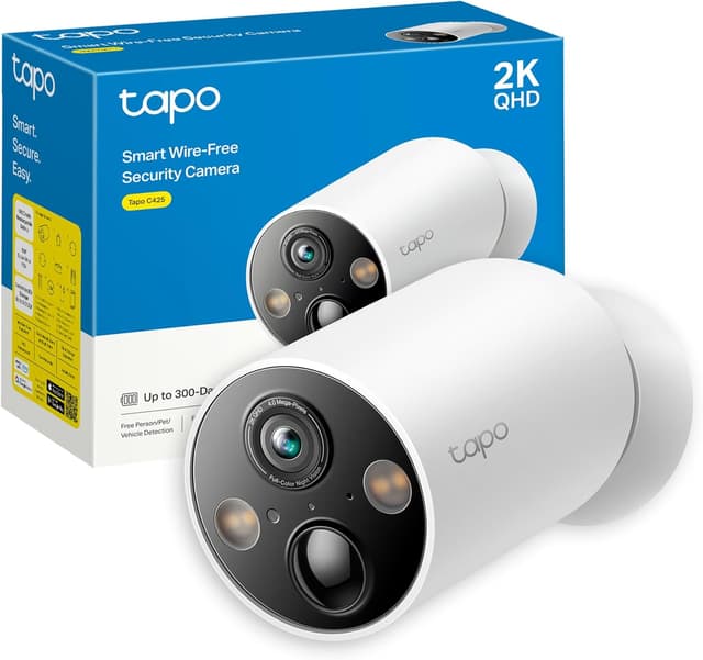 Imagen de Tapo C425 Telecamera WiFi 4MP con batteria 10000mAh e base magnetica en OfertitasTOP