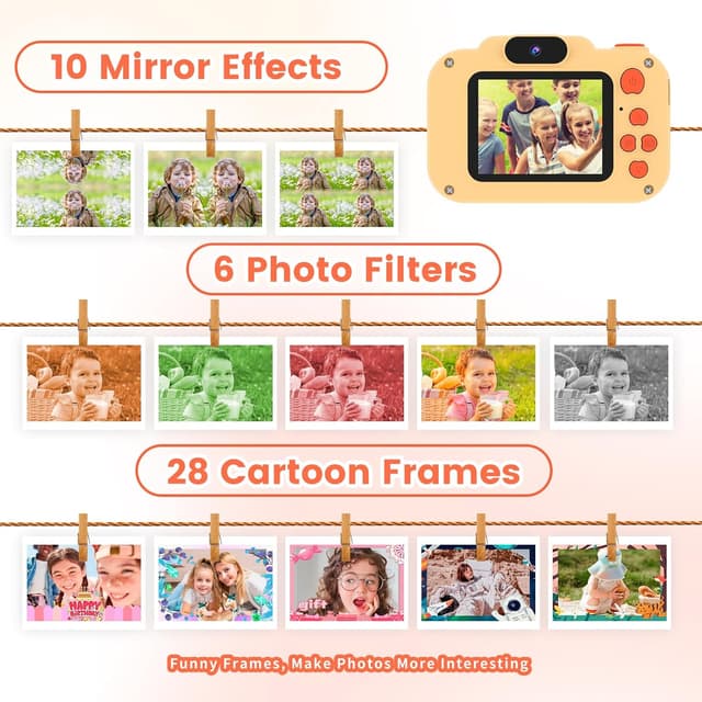 Thumbnail 2 de GlobalCrown Mini Caméra 12MP 1080p pour enfants