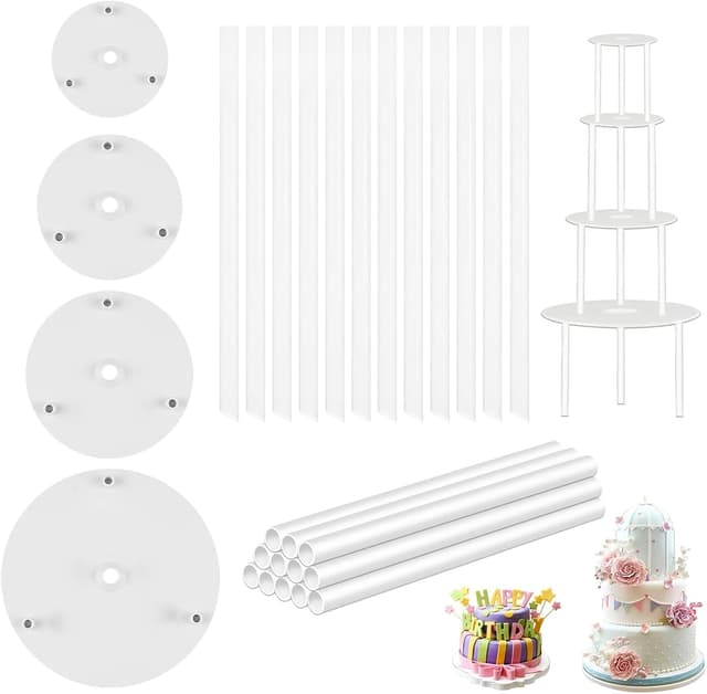 Detalle de AMSGANK Tortenständer für Torten 9 cm