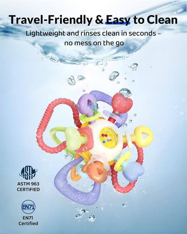 Thumbnail 6 de Montessori Sensory Teething Toy 0-12 months