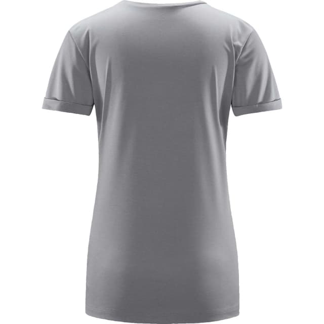 Detalle 2 de Haglöfs Ridge Hike camiseta técnica ligera para mujer (secado rápido y control de humedad)