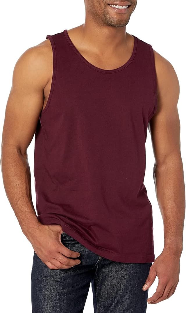 Detalle de Amazon Essentials Men’s Tank Tops, Regular Fit