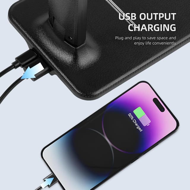 Detalle 1 de Carehabi lámpara de escritorio 5 modos