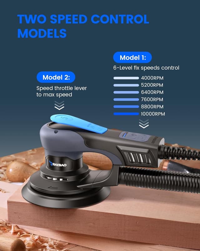 Thumbnail 3 de RAYBAO Random Orbital Sander 150mm