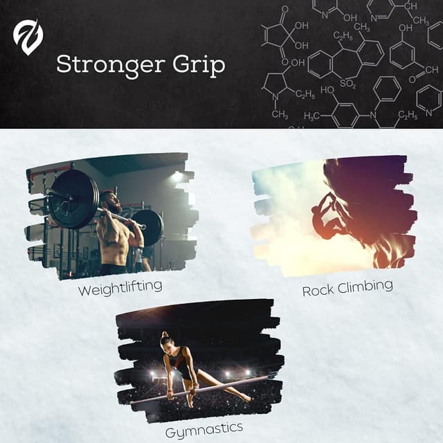 Detalle 1 de EVMT Brands Liquid Chalk (Mess-Free Gym Chalk) for Weightlifting, Gymnastics, Rock Climbing & Dancing