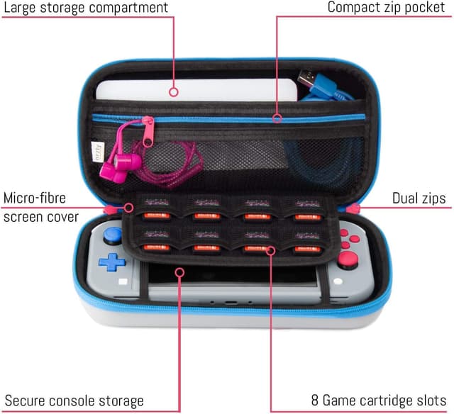 Detalle de Orzly Tragetasche Switch Lite 2019 Schutzhülle