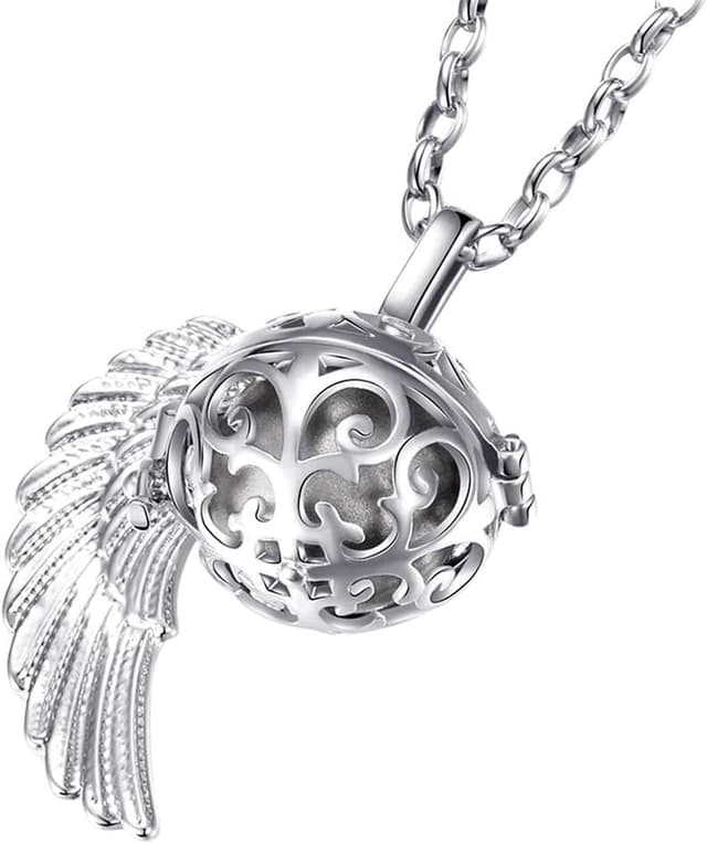 Detalle 2 de Morella Catenina Angelo Custode 70 cm acciaio