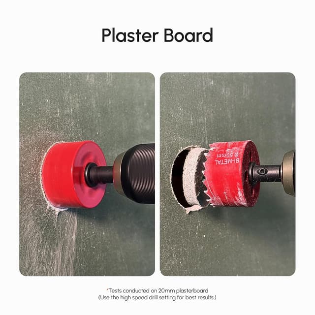 Detalle de DURI bi-metal hole saw set, 20mm-100mm