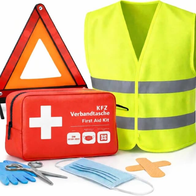 Imagen de 3 in 1 Pannenset 2026 Auto Erste Hilfe Set en OfertitasTOP