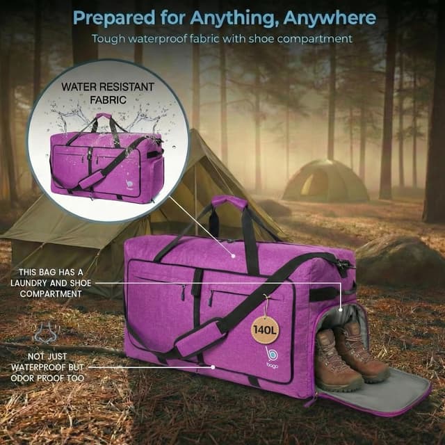 Detalle de Bago Holdall 140L shoe compartment bag