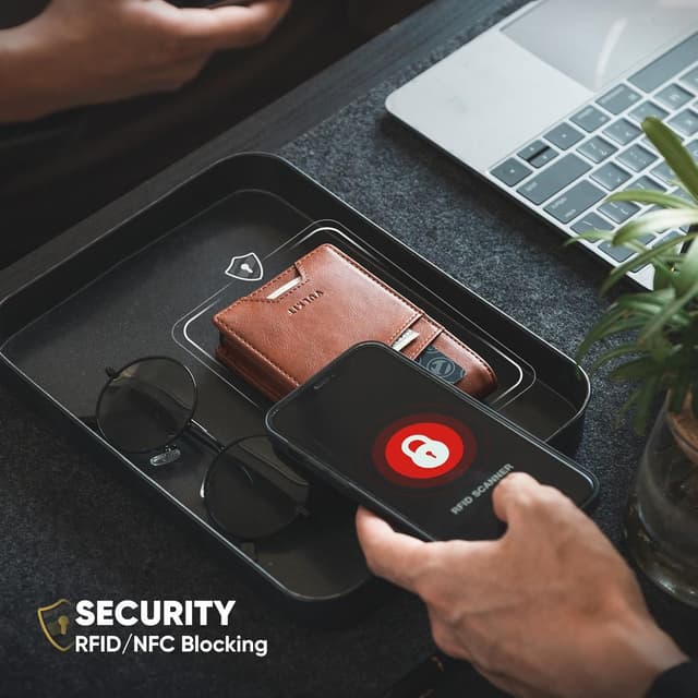 Detalle 2 de VULKIT RFID wallet card holder 12 cards
