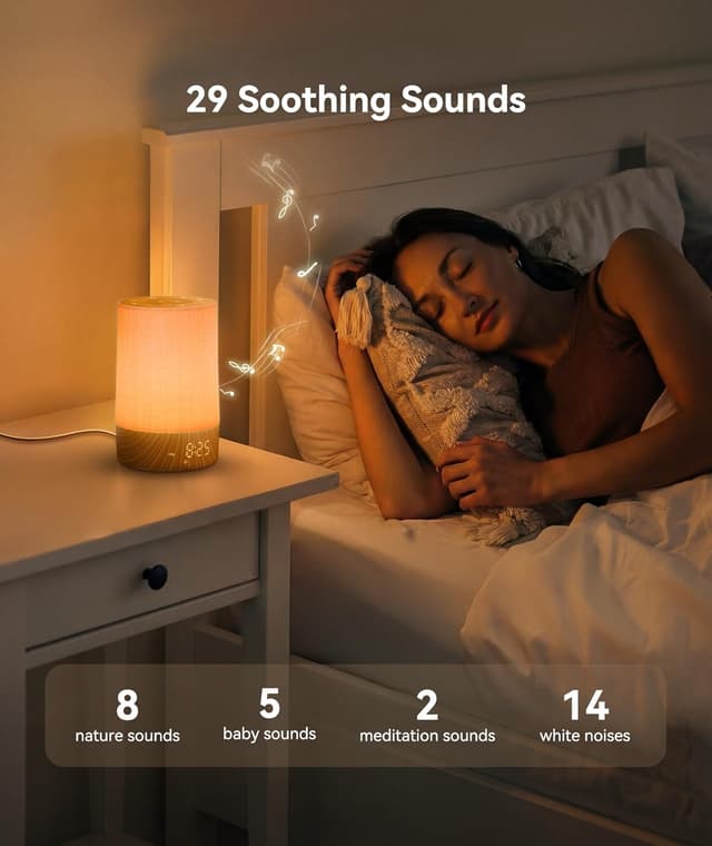 Thumbnail 2 de Dreamegg White Noise Machine with Sunrise