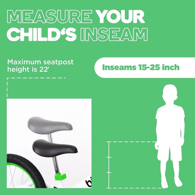 Detalle de Bixe 16 Zoll Kinder-Laufrad ab 5 Jahre