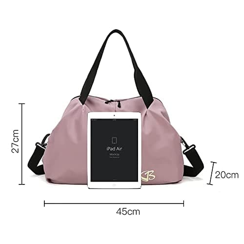 Detalle 1 de Vllcsla Bolsa de deporte mujer pequeña con bolsillo húmedo (TPU) y 7 bolsillos, azul