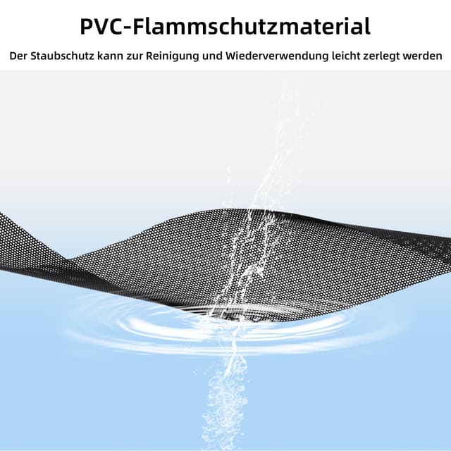 Detalle 2 de Mcbazel PS5 Slim Staubschutznetz Set 8-teilig
