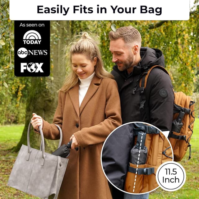 Thumbnail 1 de Tumella Strongest Windproof Travel Umbrella 42" ☂