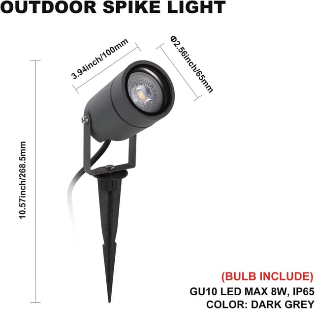 Thumbnail 1 de DAWALIGHT Foco Proyector Exterior GU10 5W