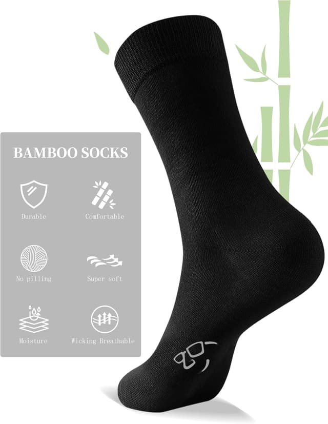Detalle 1 de Bamboo mens socks 6 pairs for comfort