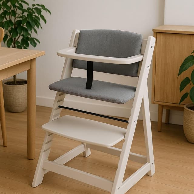 Thumbnail 5 de Housse chaise haute bébé 2 pièces Gris