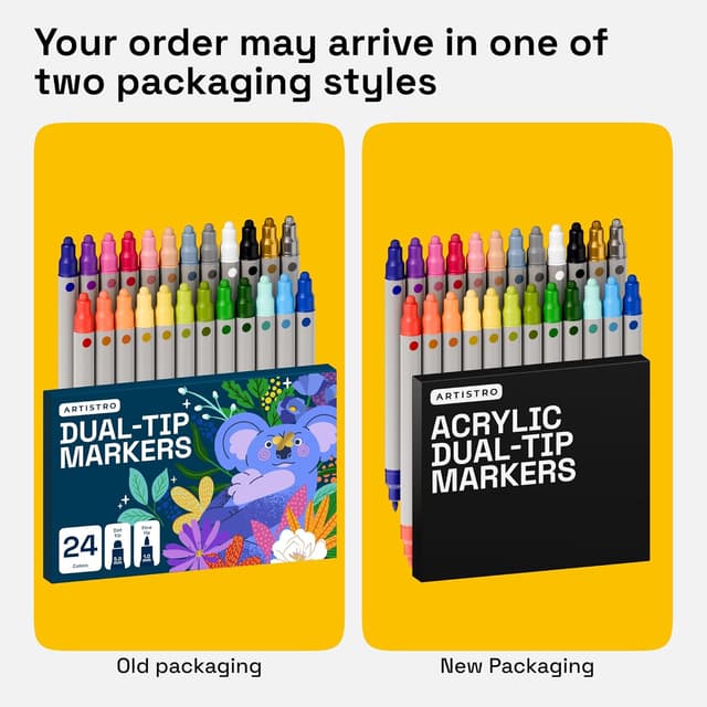 Thumbnail 6 de ARTISTRO Acrylic Paint Pens 24 colours 🎨