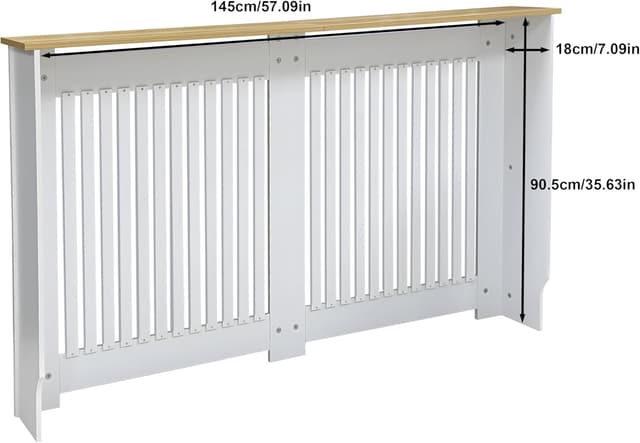 Detalle de FATIVO radiator cover cabinet 92.5cm