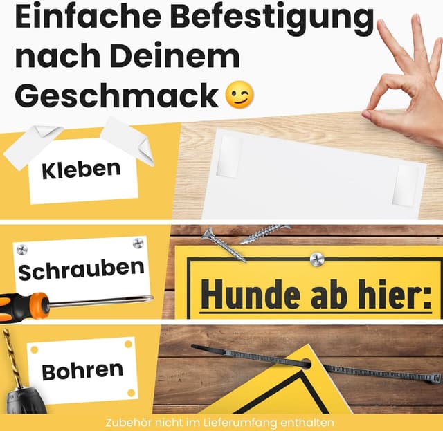 Thumbnail 5 de DankeDir! Hunde ab hier online Schild 30 x 20 cm