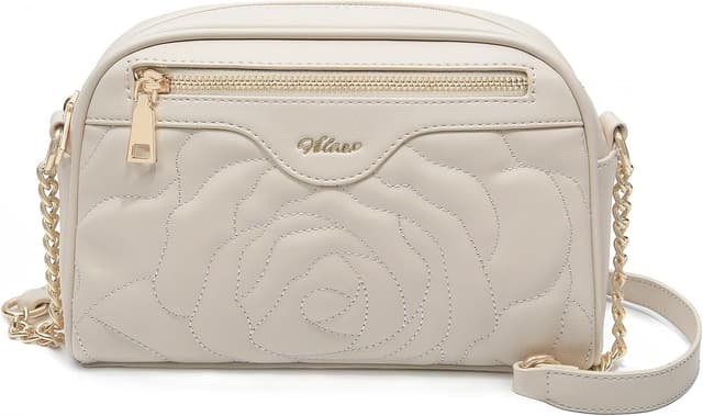 Detalle de HILAEX sac bandoulière femme antivol en cuir PU – petit sac à main avec bandoulière réglable et amovible