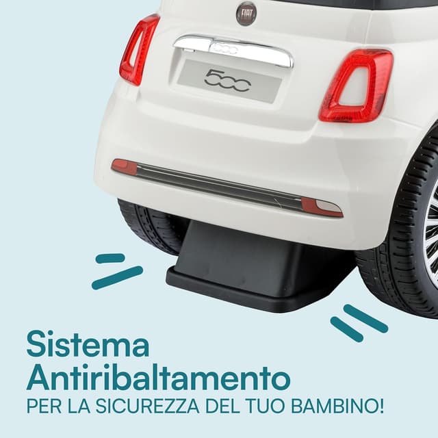 Thumbnail 3 de Baroni Toys Fiat 500 Cavalcabile per bambini