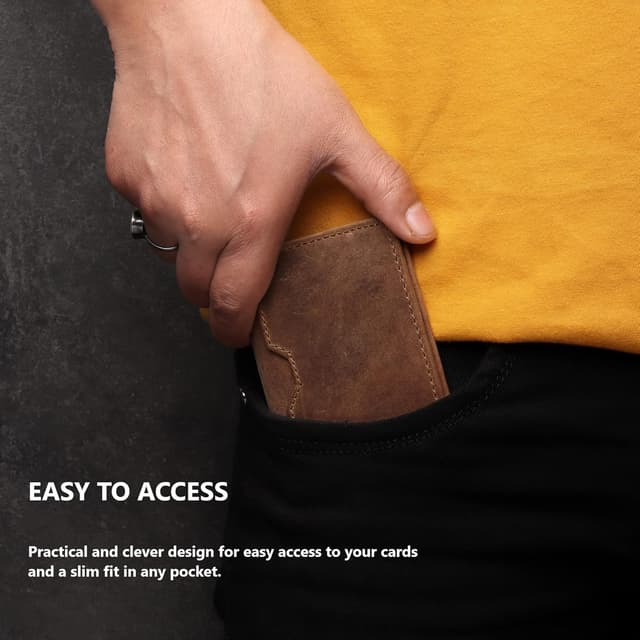 Detalle 2 de FOXHACKLE Kreditkartenetui aus Vollnarbenleder