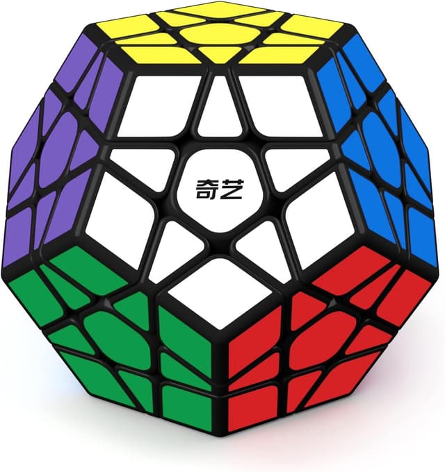 Detalle 2 de ROXENDA Dodecahedron Cube & Pentagon Speed Cube (Stickerless) for smooth turning