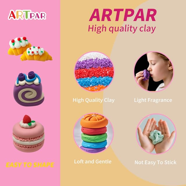 Thumbnail 4 de ARTPAR Air Dry Clay Kit 12-box set 🎨